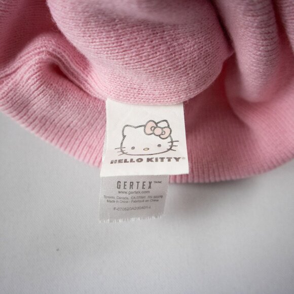 Hello Kitty Sanrio Logo Pink Toque Pompom - Picture 5 of 6
